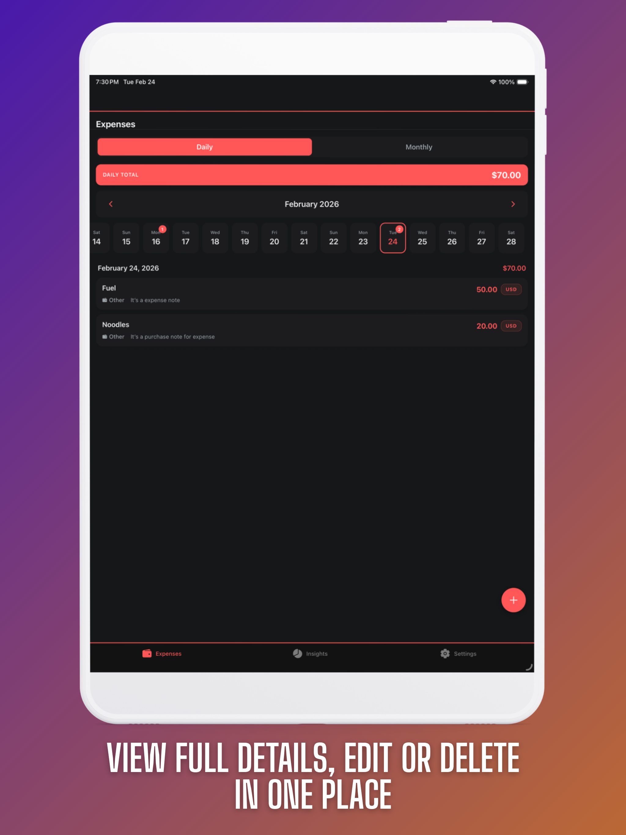 SmartSpend: Expense Tracker