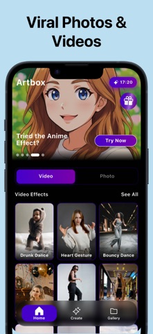 Artbox: Viral AI Video Maker iPhone screenshot