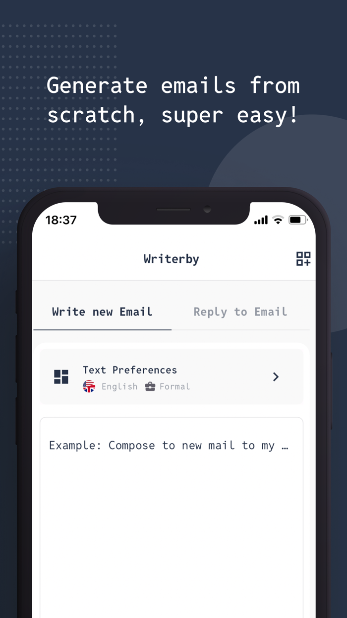 AI Email or Message - Writerby