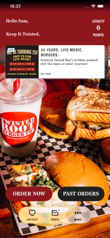 Twisted Root Burger iPhone screenshot