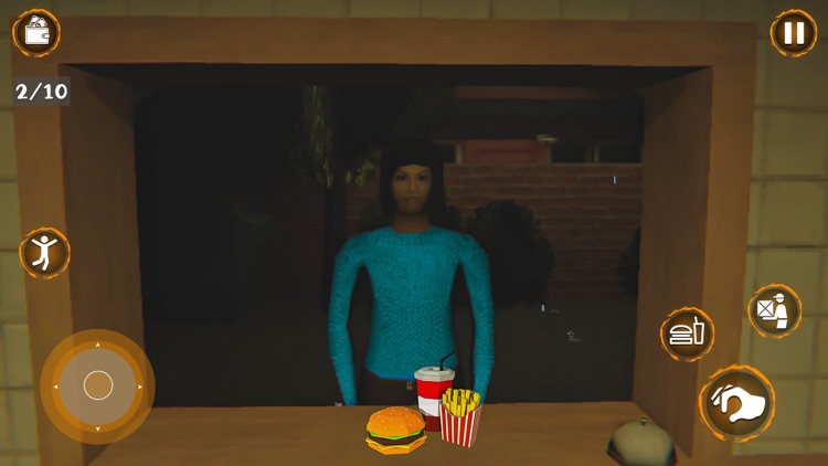 Kiosk Horror Restaurant Sim 3D screenshot-3