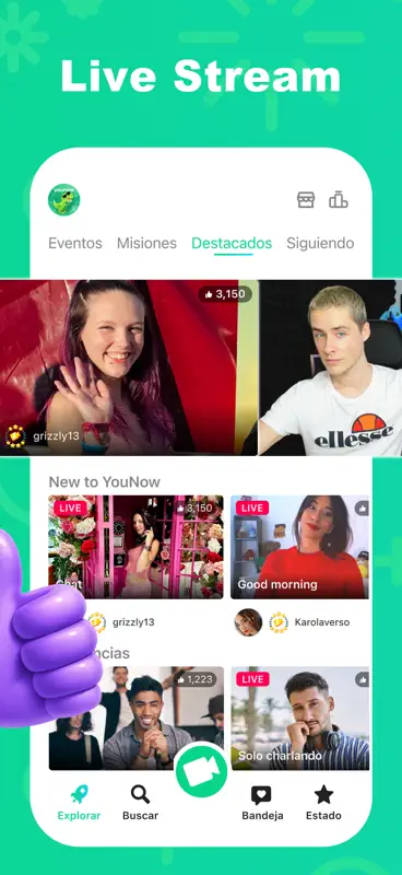 YouNow: Live stream en vivo screenshot 2 of 5
