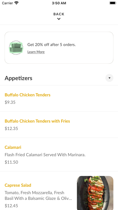 Fishhawk Pizza iPhone screenshot 3 - Food & Drink app