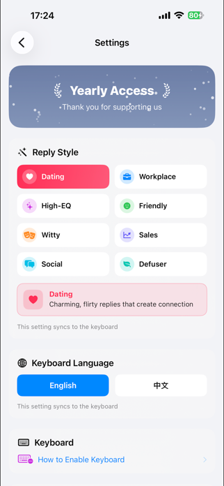 AI Reply Keyboard Screenshot 2 of 8