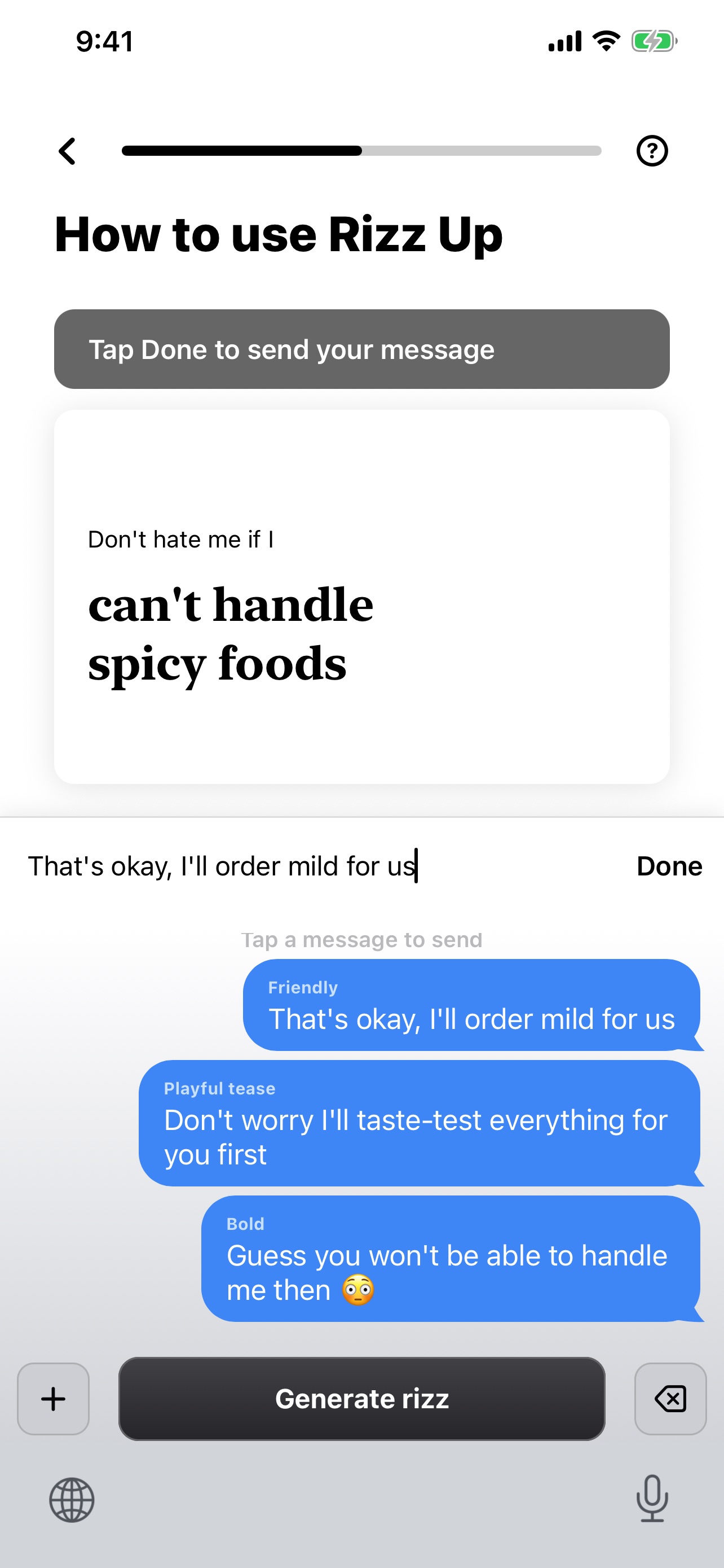 Screenshot 5 of Rizz Up: AI Dating Keyboard