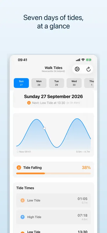 Walk Tides screenshot 1 of 5