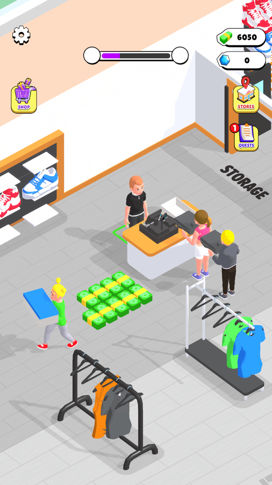#2. Outlets Rush (iOS) By: Supercent, Inc.