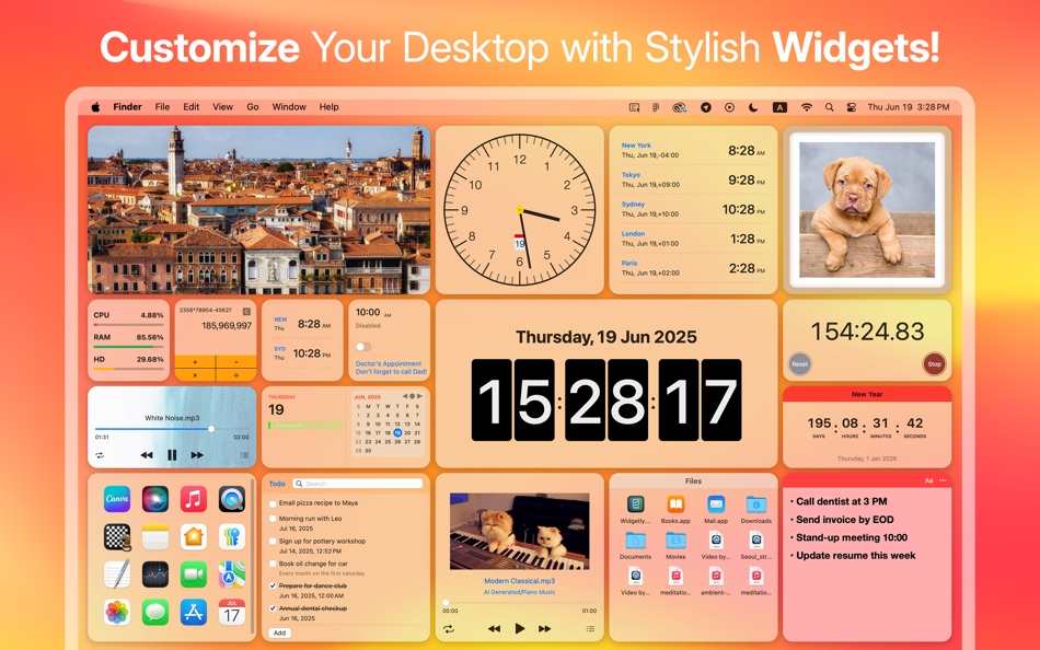 #2. MacWidget - Desktop Widgets (macOS) 由: Best App Limited