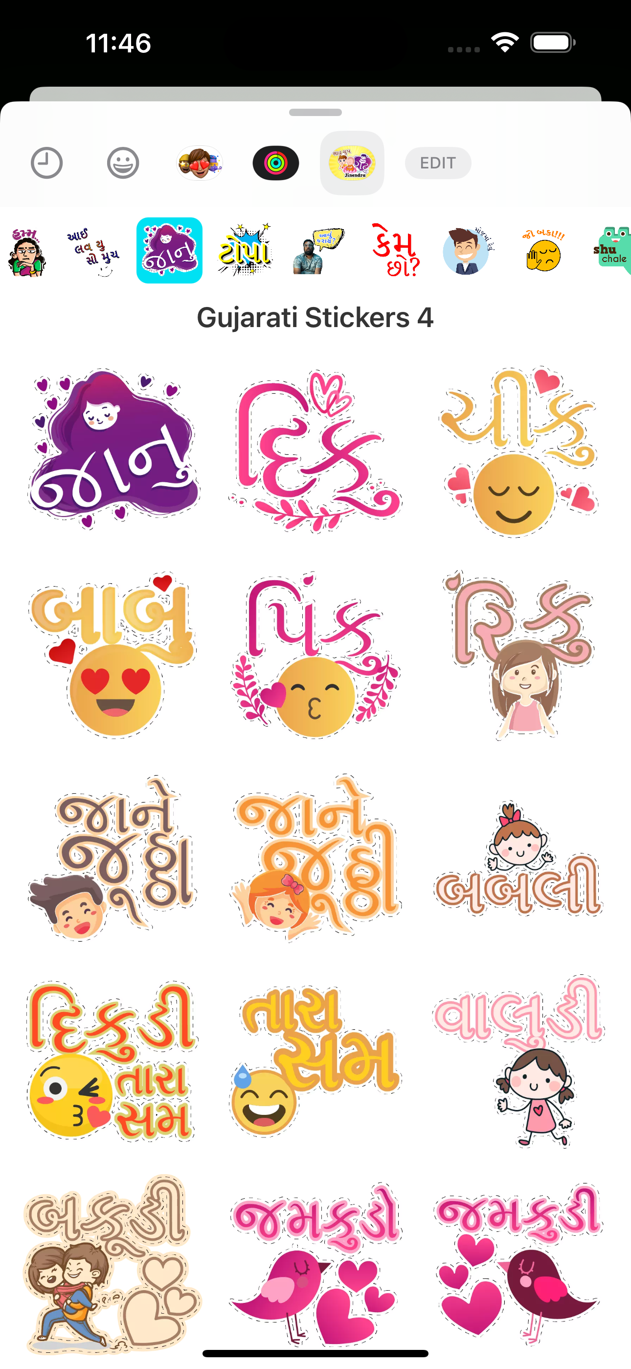 Gujarati iStickers