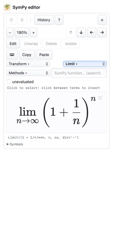 SymPy editor Screenshot 4 of 8