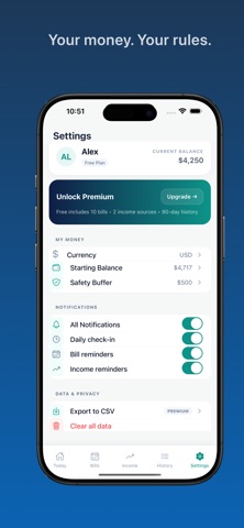 DayWallet screenshot