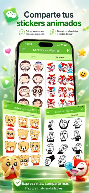 Stickers para WeChat screenshot 2 of 3