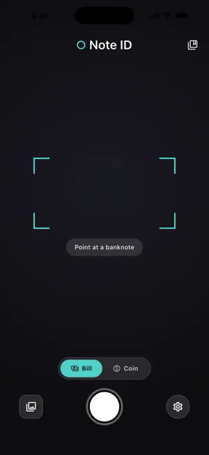 Note ID: Coin & Bill Scanner screenshot 4