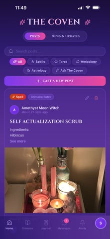 The Coven Community App Screenshot 1 of 3