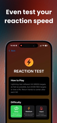 Reflexes - Activities at Home iPhone screenshot