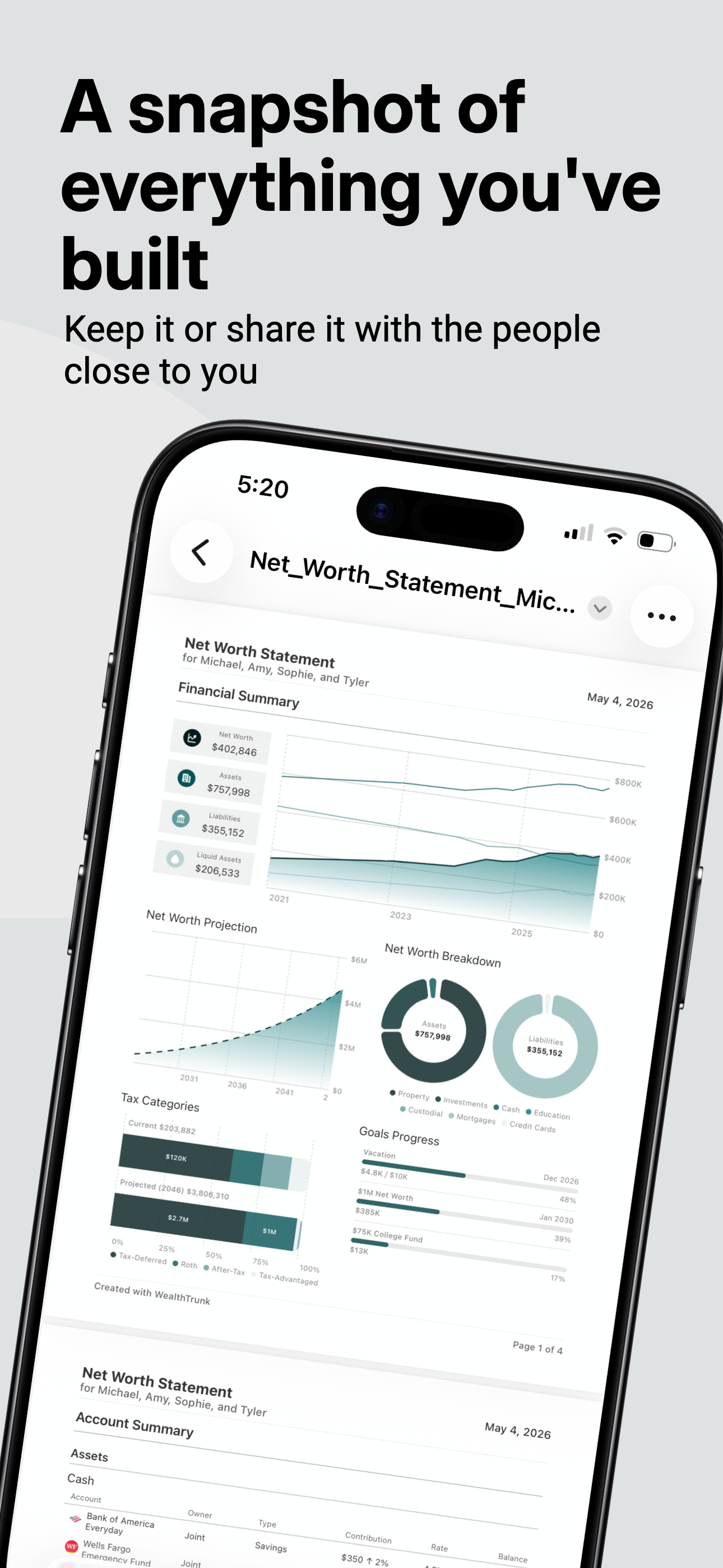 WealthTrunk: Net Worth Tracker screenshot 8