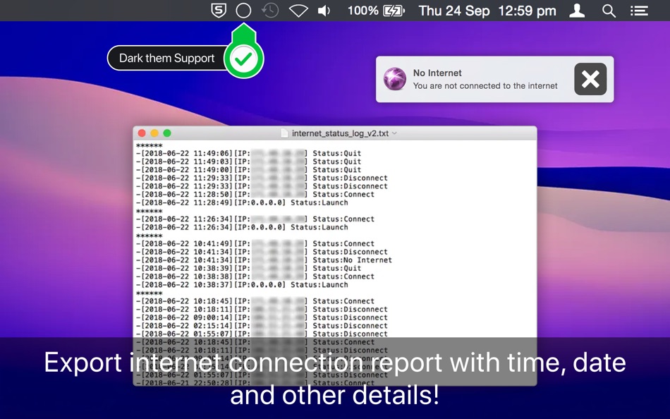 #4. Internet Status: iON (macOS) 게시자: AppYogi Software