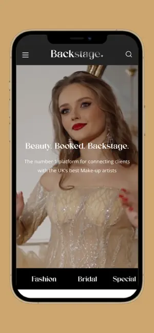 Backstage MUA screenshot 2