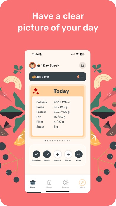 Nurish: Fast Calorie Tracker Screenshot