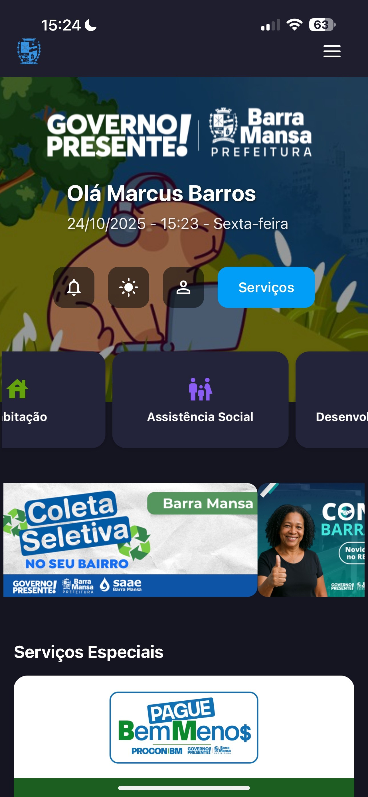 Governo Presente BM screenshot 4