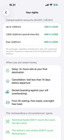 Flight Claim: Compensation iPhone screenshot