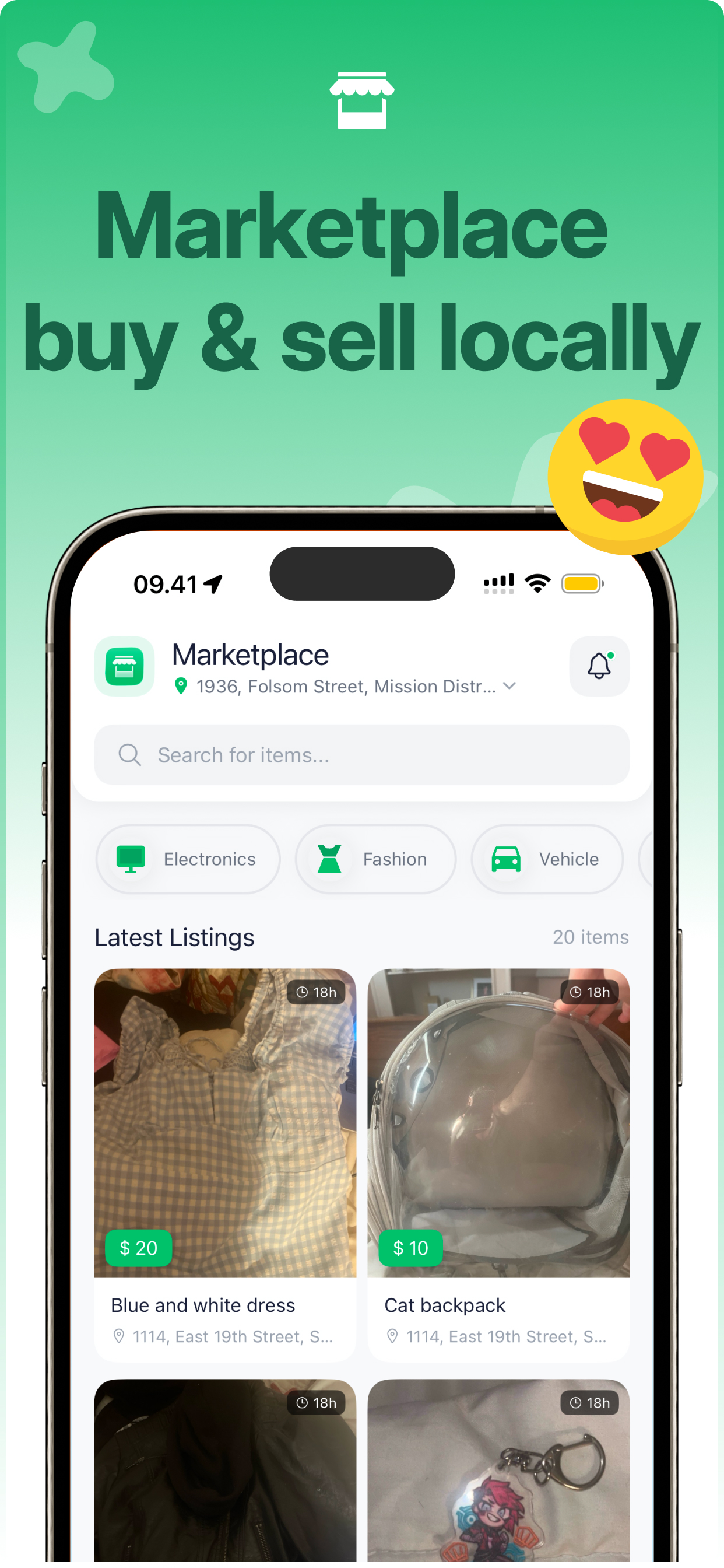 Marketplace  Buy and sell