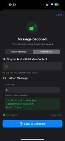 StealthOp: Secure PGP Messages screenshot