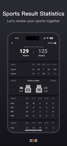 ScoreHub screenshot