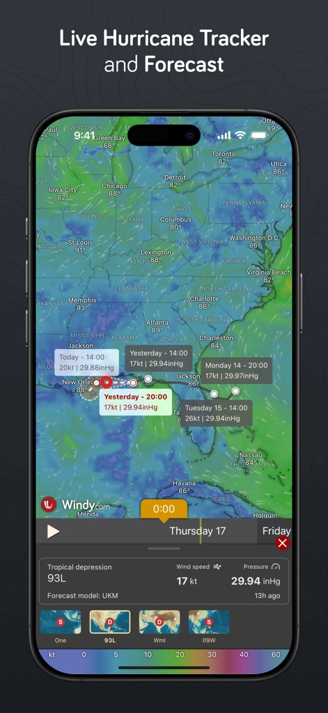 Windy.com - Precision Hurricane Tracking