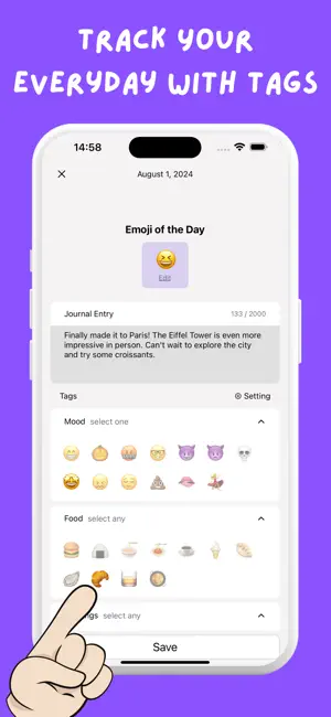 Emoji Journal - A Daily Diary screenshot 3