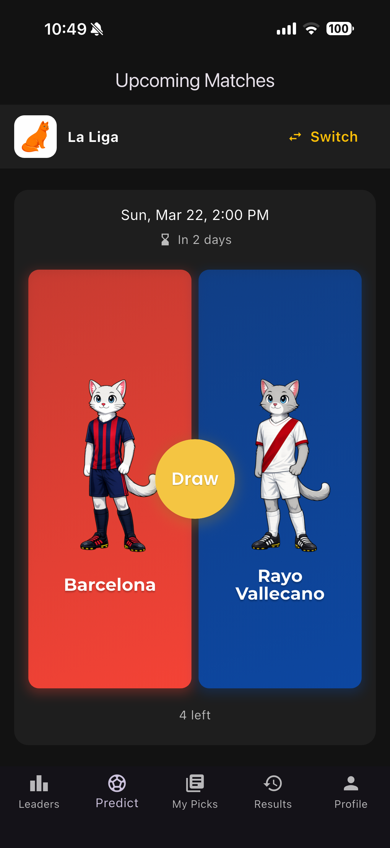 Predict in Football