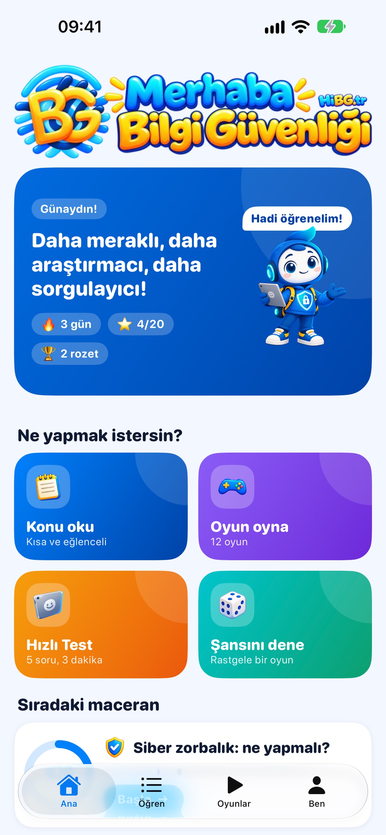 Screenshot 1 of HiBG - Merhaba Bilgi Güvenliği