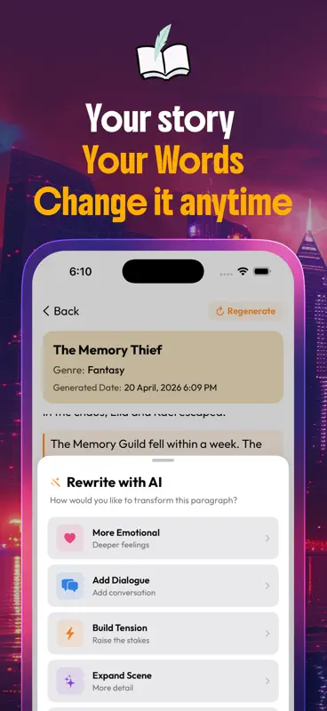 Novel AI - AI Story Generator screenshot 8 of 9