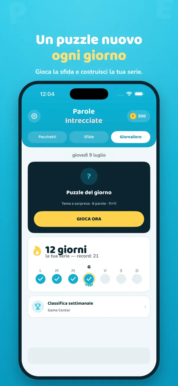 Screenshot #3 pour Parole Intrecciate CruciPuzzle