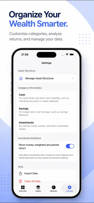 Wealth Dashboard screenshot 4