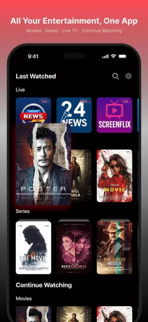 IPTV Player Pro: Xtream M3U screenshot 1