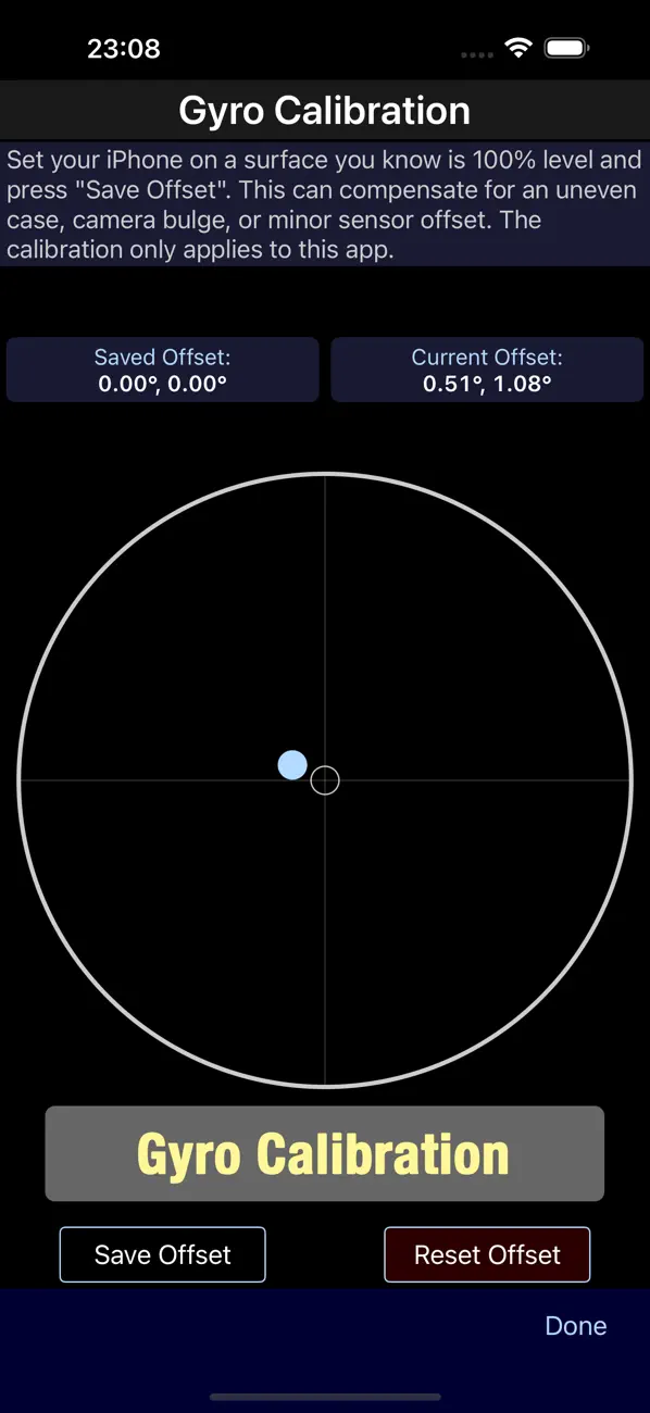 Screenshot #2 pour Bubble Level + Compass