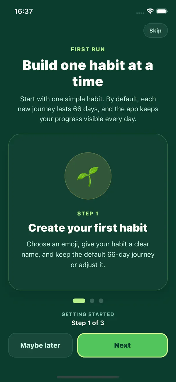 Screenshot #2 pour Forma Habit Tracker