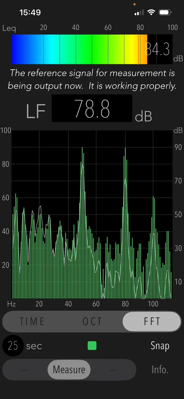 Screenshot #1 pour Low Frequency Detector