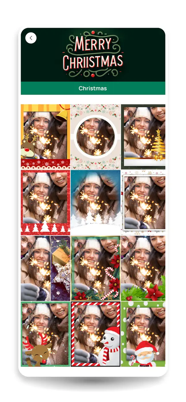 Screenshot #2 pour Cadres et cartes de Noël