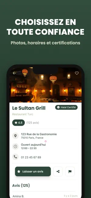 Halal Tour - Restaurants halal screenshot 2
