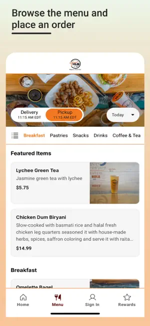 THub Cafe screenshot 2