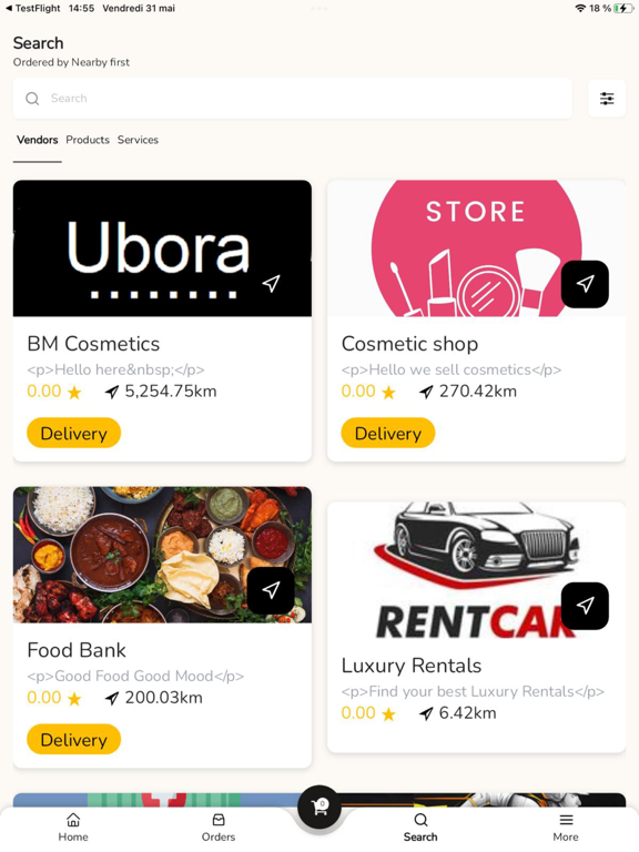 Ubora Express iPad screenshot 2 - Business app