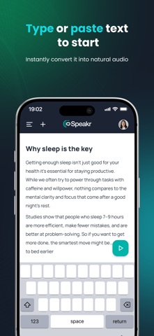 Text to Speech (AI) screenshot