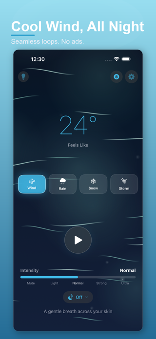 FeelTemp: Cooling Wind Sounds Screenshot 1 of 5