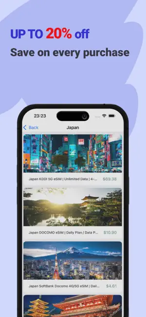 eLink eSIM:Trip Data+Internet screenshot 2