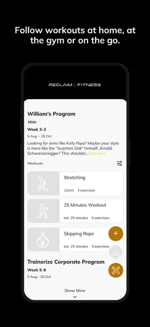 Reclaim Fitness screenshot 3