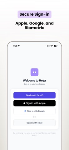Helpr — Support Platform iPhone screenshot