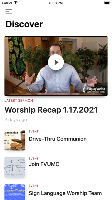 Fuquay-Varina United Methodist Screenshot