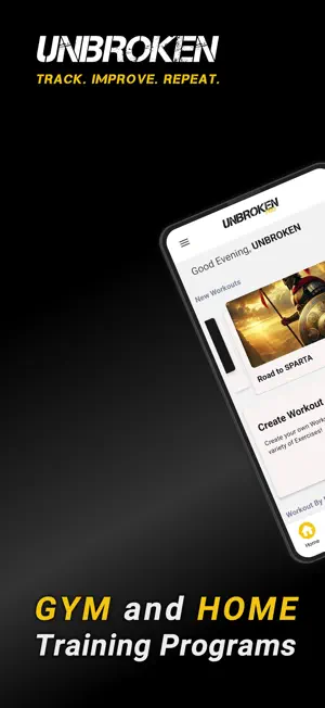 UNBROKEN: Training and Fitness screenshot 1